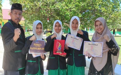 MTsN 2 Aceh Timur Kembali Meraih Penghargaan Pada Festival COMIC MAN IC Kabupaten Aceh Timur