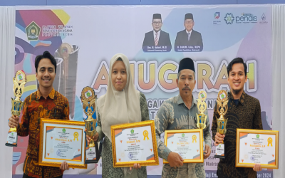 4 GTK MTsN 2 Aceh Timur Raih Penghargaan dari Kanwil Kemenag Provinsi Aceh