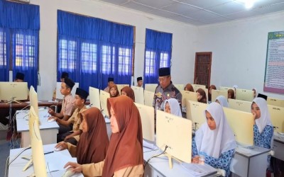 Ikut Sukseskan SNPDB MAN IC Aceh Timur, Kabid Penmad Kanwil Kemenag Aceh Kunjungi MTsN 2 Aceh Timur