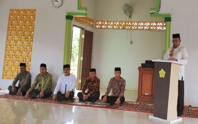 Kepala MTsN 2 Aceh Timur Hadiri Acara Silaturrahmi Kakanwil Kemenag Aceh di MTsN 1 Aceh Timur