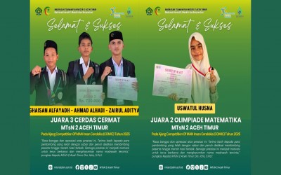 MTsN 2 Aceh Timur Raih Prestasi di Ajang COMIC 2025