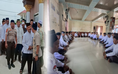 Kepala Madrasah beserta Rombongan Kemenag Aceh Timur Takziah di Kediaman Abu Kuta Krueng