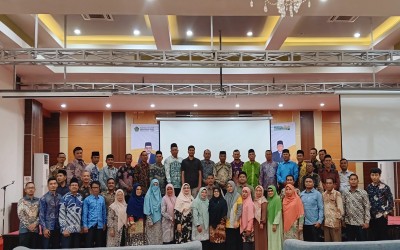 MTsN 2 Aceh Timur Ikuti Kegiatan Realisasi dan Evaluasi Program Kerja Bidang Pendidikan Madrasah