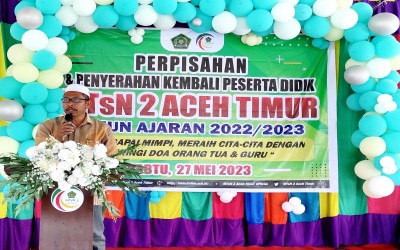 Gelar Perpisahan, MTsN 2 Aceh Timur Lepas 150 Siswa Kelas IX