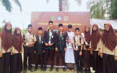 Selamat Sukses, MTsN 2 Aceh Timur Raih 5 Penghargaan dalam Kegiatan La Tansa kedua pada Dayah Insan Qur'ani Nurussalam