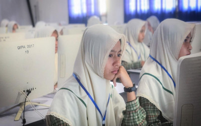 Menjelang Hari Terakhir, Ujian Madrasah di MTsN 2 Aceh Timur Terpantau Lancar