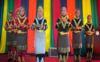 Sanggar Tari Beucedah Tampil Meriahkan Acara Perpisahan Peserta Didik Kelas IX MTsN 2 Aceh Timur
