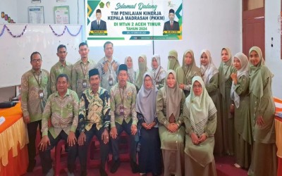 PKKM Tahunan di MTsN 2 Aceh Timur Berjalan Lancar