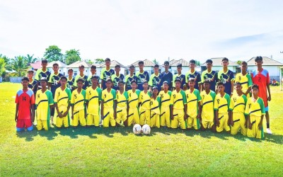 MTsN 2 Aceh Timur Gelar Pertandingan Persahabatan Sepak Bola Melawan MTsN 1 Aceh Timur
