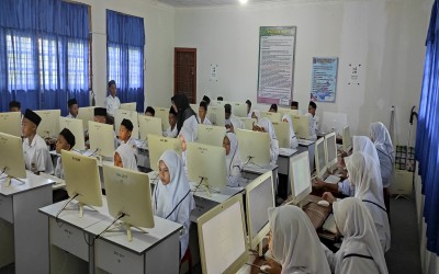 MTsN 2 Aceh Timur Laksanakan Penilaian Semester Akhir Tahun