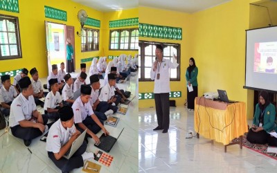 MTsN 2 Aceh Timur Gelar Program Literasi Bersama Mahasiswa KKN USK