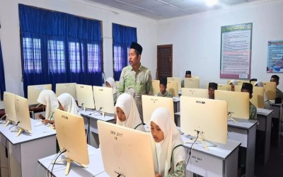 MTsN 2 Aceh Timur Gelar Ujian ANBK 2025